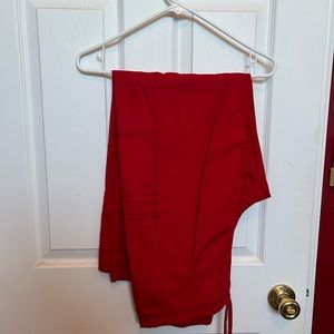 Women’s Red Scrub Pants